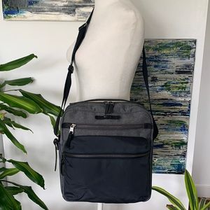 Denim and Nylon Tumi Crossbody